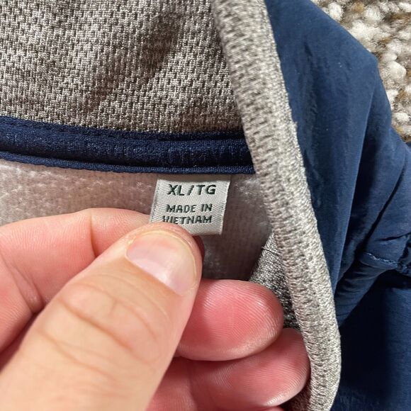 Orvis Jacket Mens Extra Large Grey Blue Full Zip Polyester Adult Zip Pockets - Picture 8 of 13